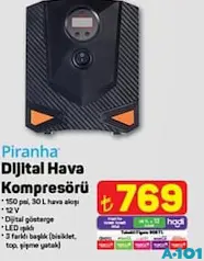 PİRANHA DİJİTAL HAVA KOMPRESÖRÜ